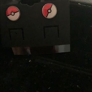 Pokeball earrings
